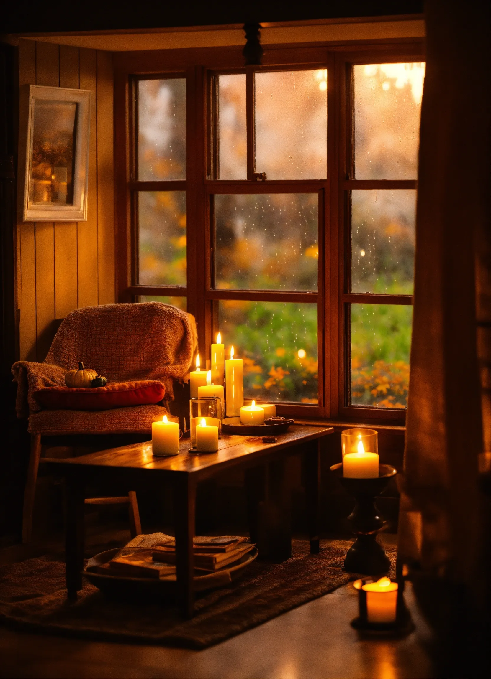 Aromatic candle arrangement